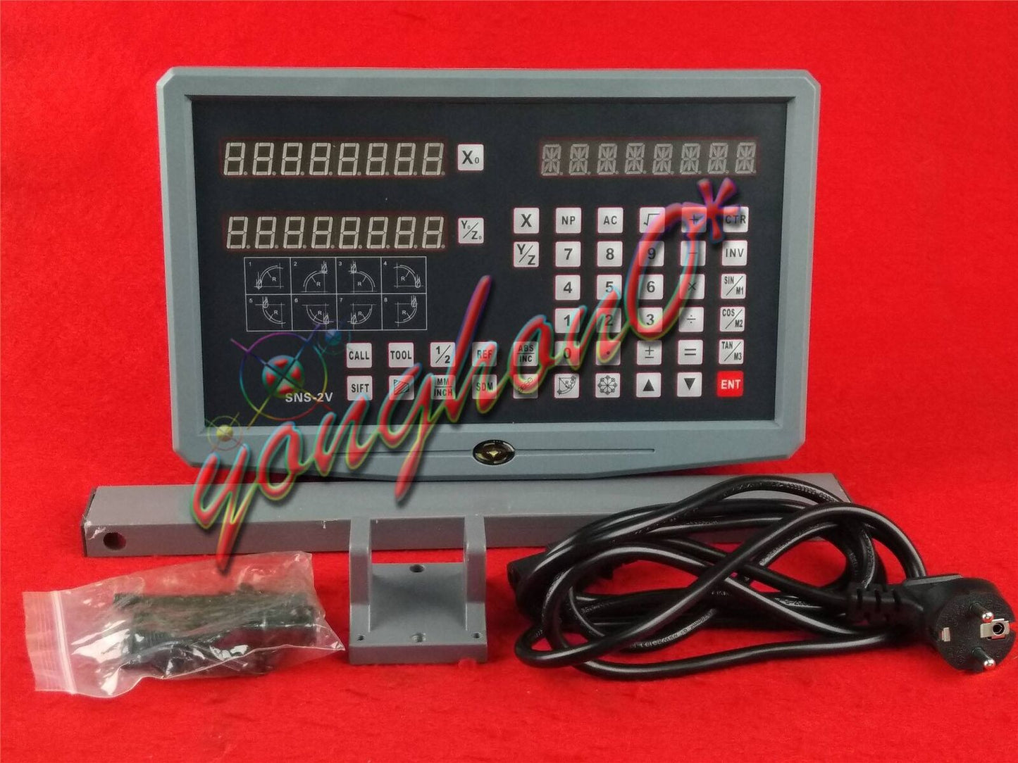 new SNS-2V 2 Axis DRO Digital Display Readout For Milling Lathe Machine - SNC