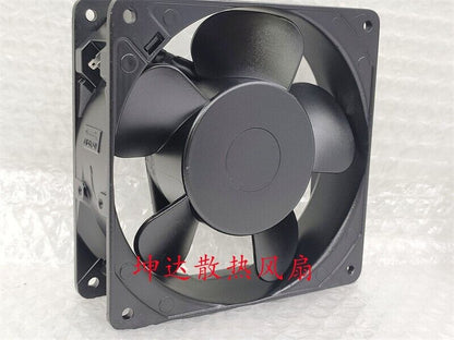 new 1 PCS NMB Fan 4715MS-10T-B5A Cabinet fan AC 100V 12038 12CM aluminum frame fan - NMB