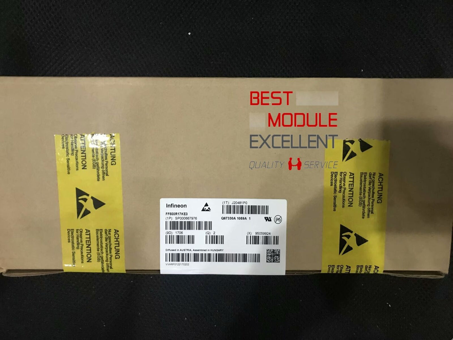 new 1PCS INFINEON FF800R17KE3 power supply module Quality Assurance - INFINEON