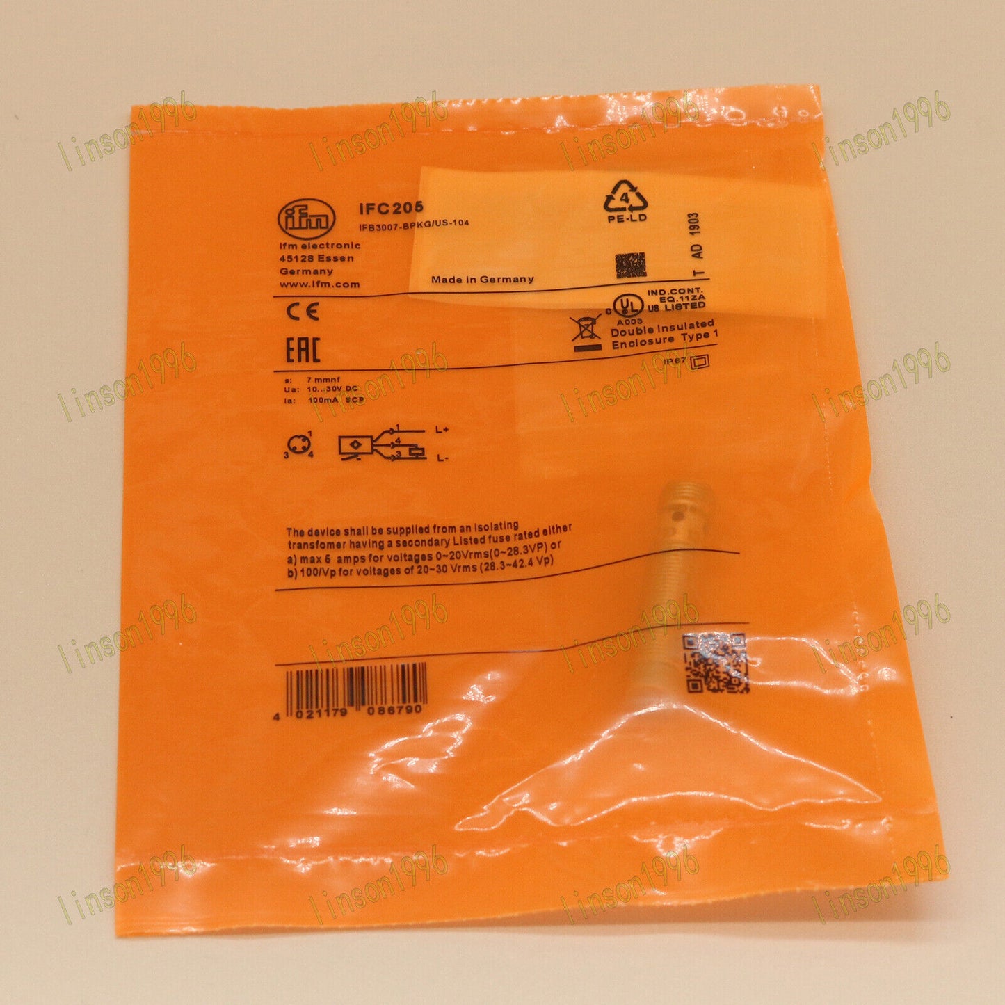 1PC IFM IFC205 Inductive Sensor Fast Delivery - IFM