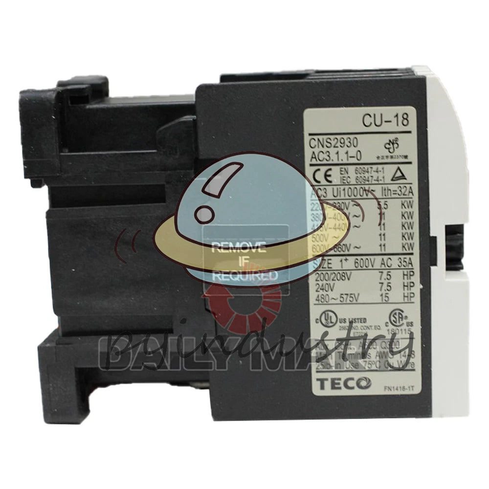 TECO CU-18 Contactor AC110V