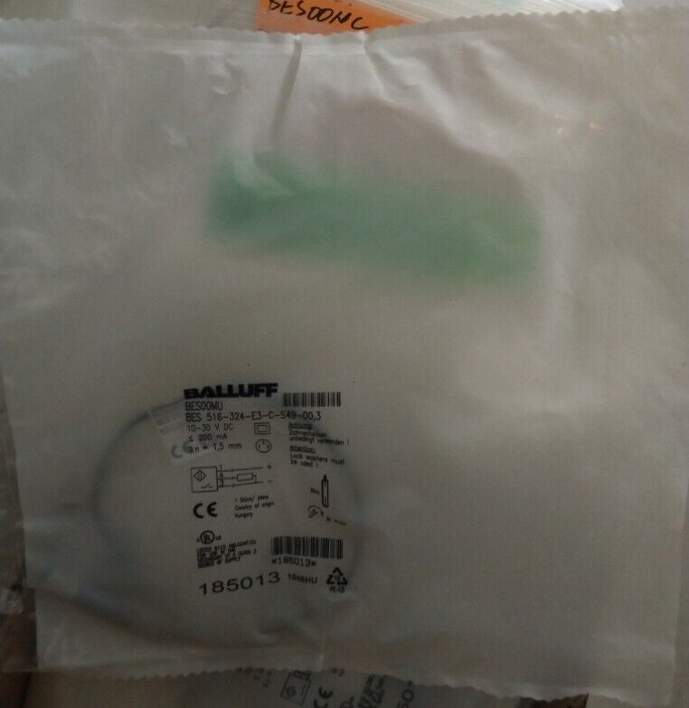 1PC BALLUFF Proximity sensor BES 516-324-E3-C-S49-00,3 Fast - BALLUFF