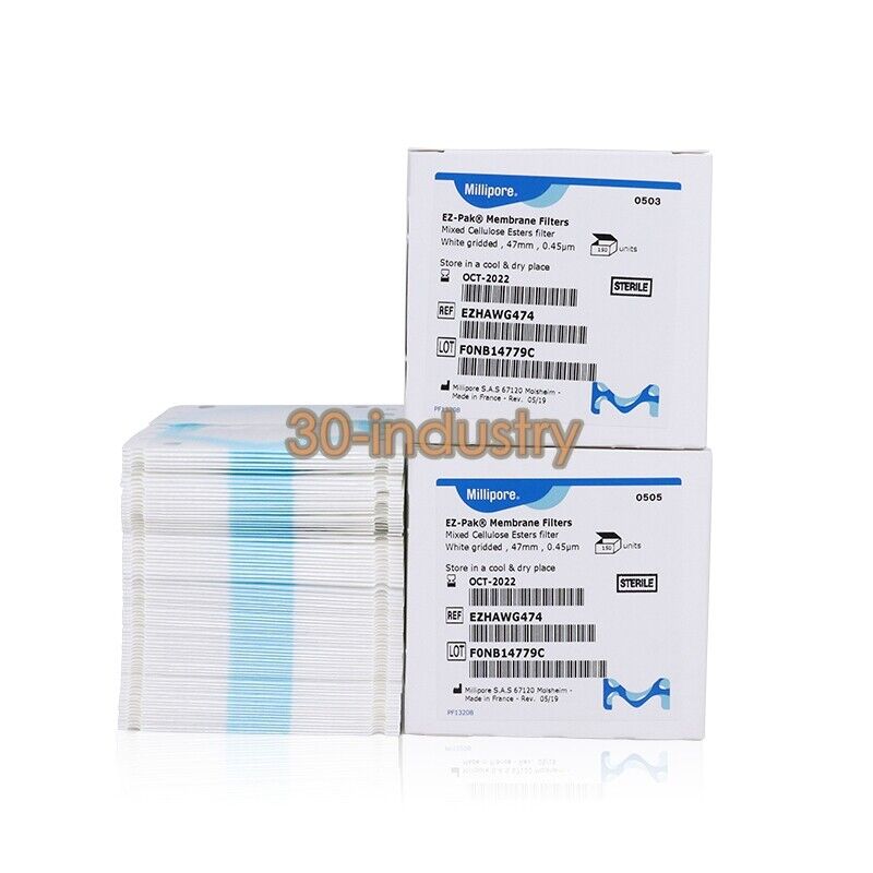 EZ-Pak White Mesh Filter 47mm 0.45um Sterile - 150pcs/box - EZ-PAK