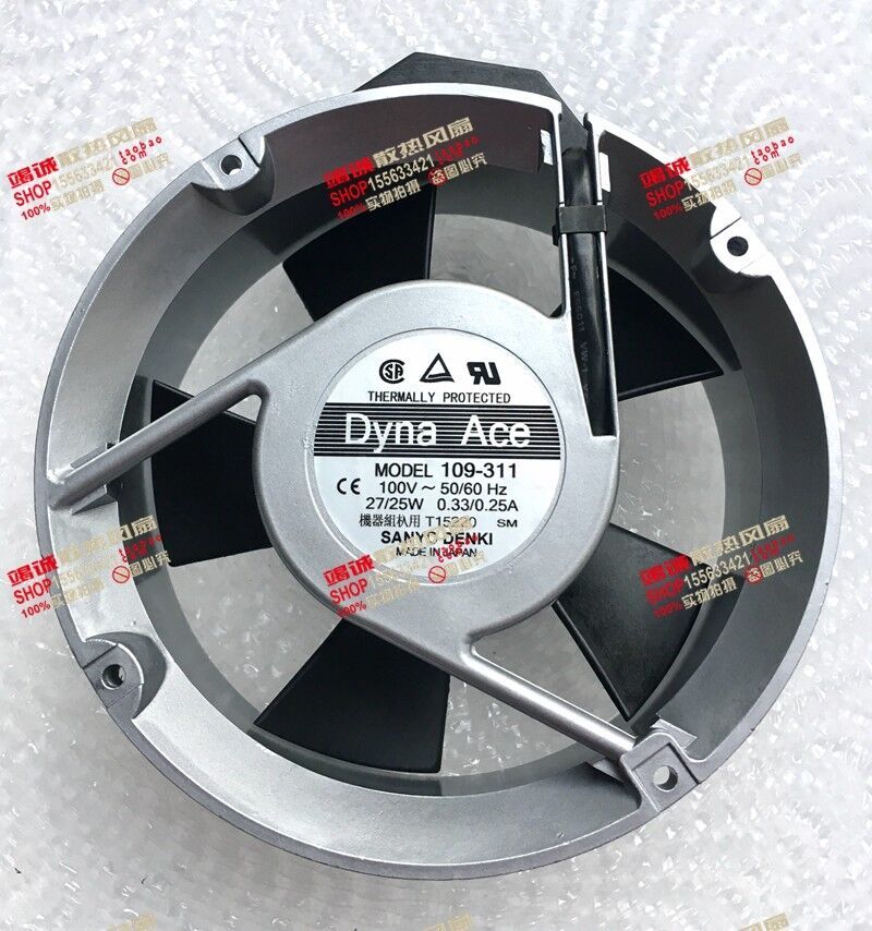 For SANYO 109-311 100V 27/25W 172*51 full round aluminum frame fan