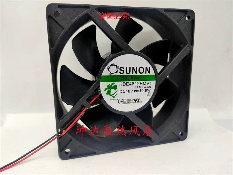 SUNON KDE4812PMV1 12038 DC48V 10.8W 2-Wire High Airflow Cooling Fan