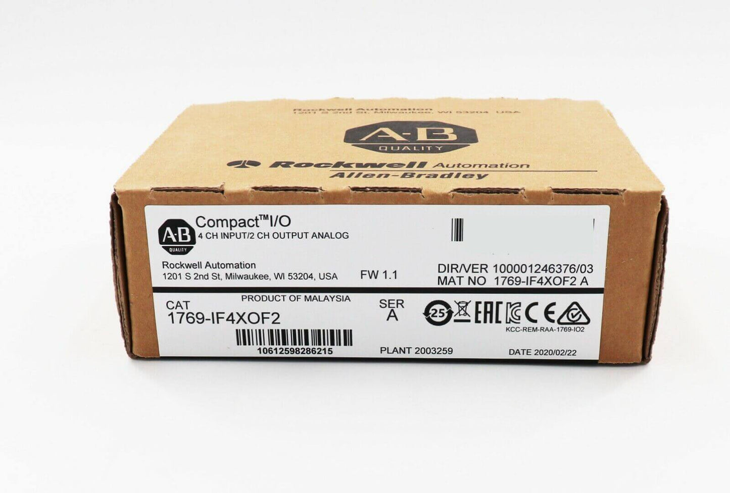Allen-Bradley 1769-IF4XOF2 CompactLogix Module Factory Sealed - ALLEN-BRADLEY