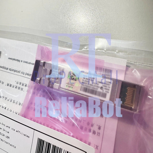 Cisco w/ Green Hologram SFP-10G-SR 10G SFP+ SR 850nm 300m MMF LC Module