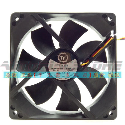 TT-1225 A1225L12S 12025 12V 0.30A Silent cooling chassis fan 3wire #au