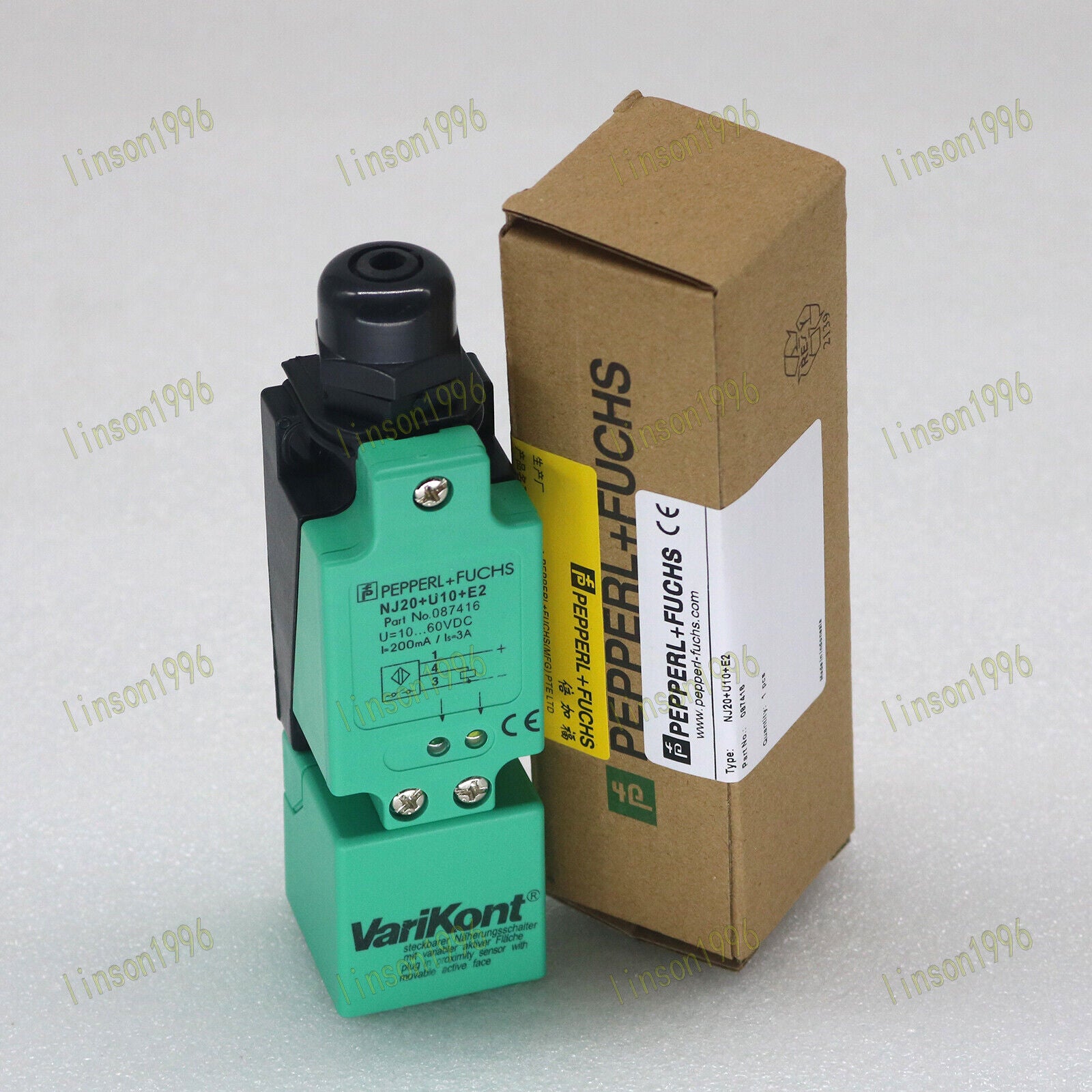 Pepperl+Fuchs Proximity Switch Sensor NJ20+U10+E2 - PEPPERL+FUCHS