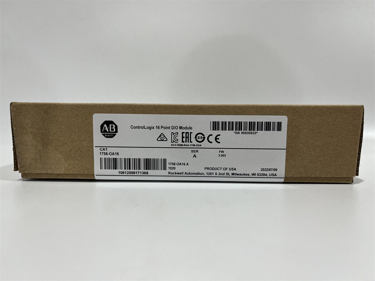 ControlLogix 16 Point Module 1756-OA16/A Allen Bradley 1756OA16 New Sealed - ALLEN BRADLEY