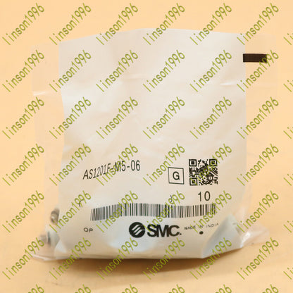 10-pcs SMC AS1201F-M5-06 Speed control connector spot stock - SMC