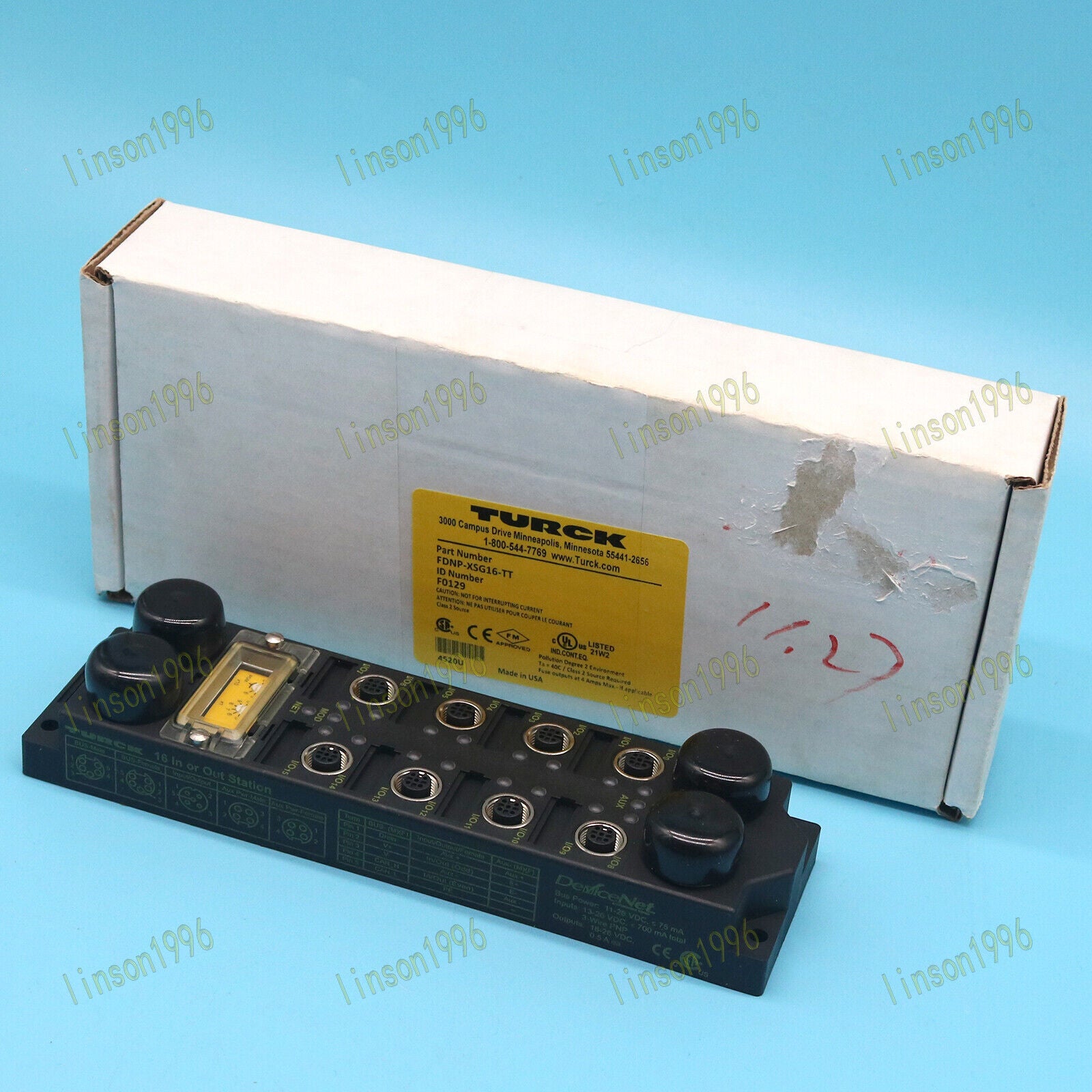 One FDNP-XSG16-TT TURCK module in box 1 year - ONE
