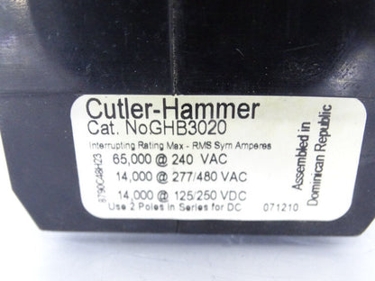 Eaton GHB3020 Circuit Breaker - EATON