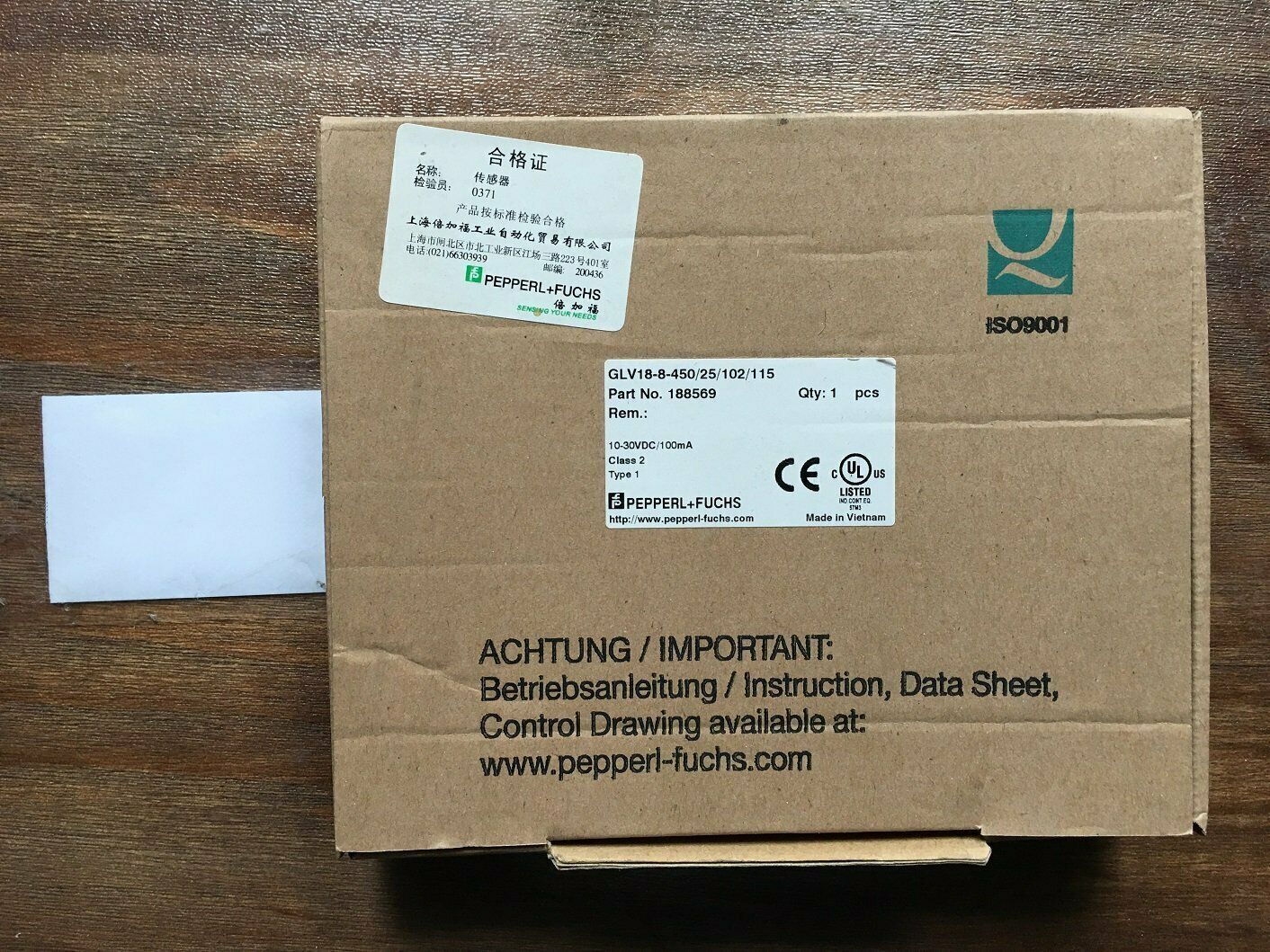 1PC For PEPPERL+FUCHS P+F GLV18-8-450/25/102/115 - PEPPERL+FUCHS