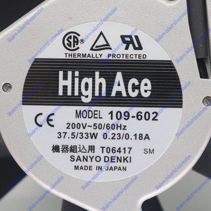 new 1PC Sanyo 109-602 0.23/0.18A 37.5/33W inverter server axial cooling - SANYO