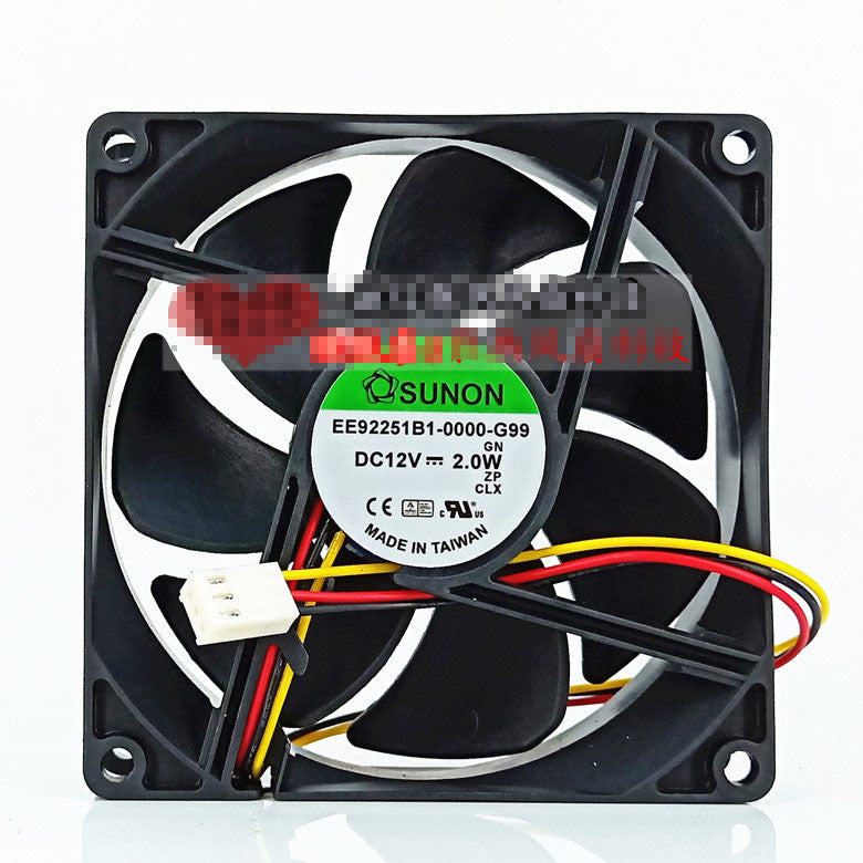 1PCS SUNON EE92251B1-0000-G99 9225 12V 2.0W 9 cm cooling fan 3pin