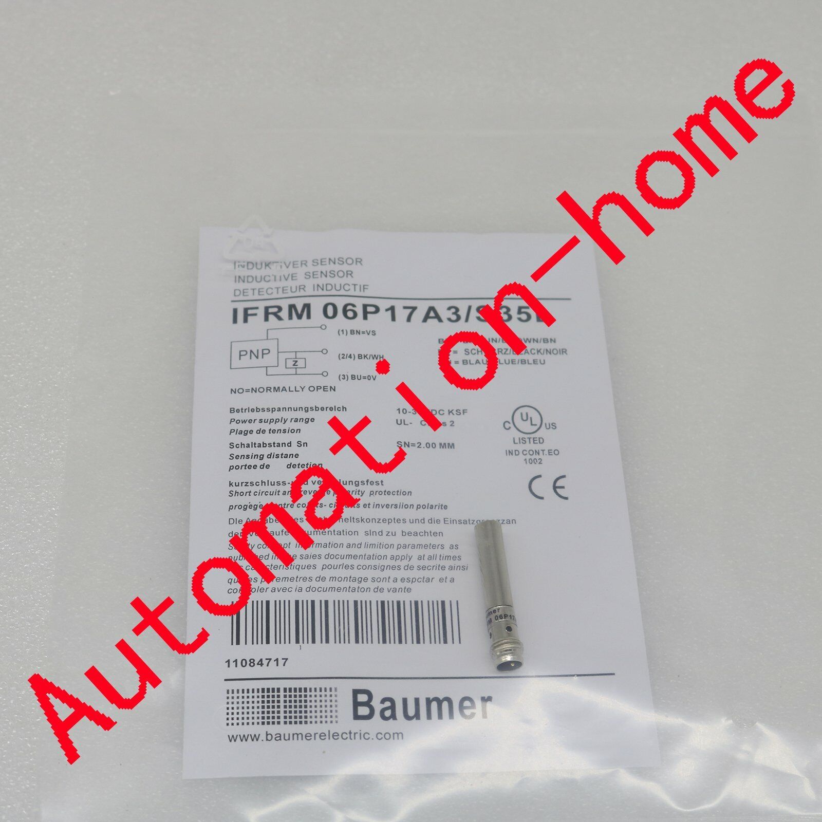 1PC Baumer Sensors IFRM 06P17A3 S35L - BAUMER