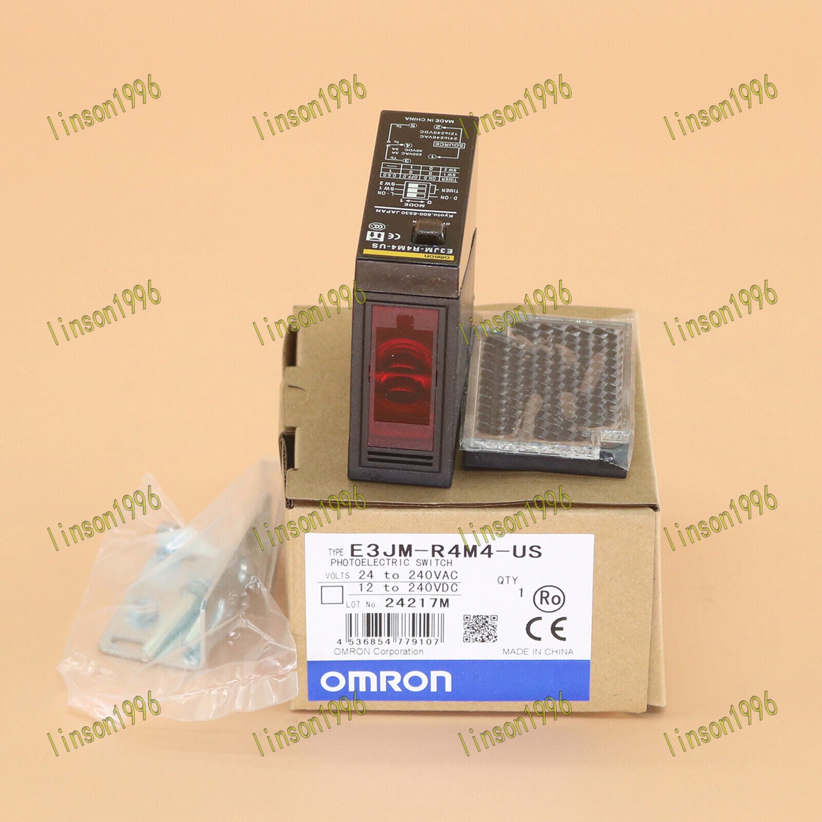 Omron E3JM-R4M4-US Photoelectric Switch - OMRON