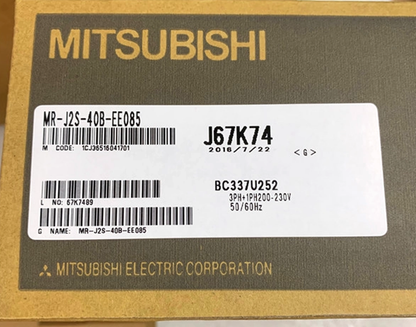 MITSUBISHI MR-J2S-40B-EE085 Servo Motor - High Performance Servo Motor - MITSUBISHI