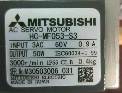 new 1PC Mitsubishi HC-MF053-S3 Servo Motor HCMF053S3 One Year In Box - MITSUBISHI