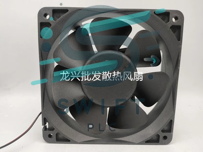 1 PCS XINRUILIAN Fan RDH1238B2 DC 24V 0.60A 12038 12CM 2 Wire cooling fan