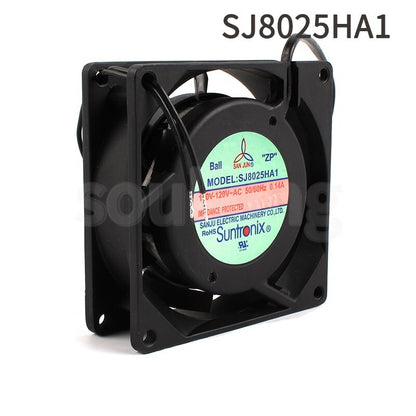 SANJUN SJ8025HA1 110V-120V 0.14A 8025 Large air volume ball cooling fan