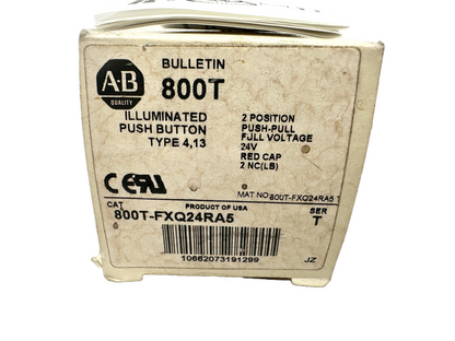 new Allen Bradley 800T-FXQ24RA5 Pushbutton - ALLEN BRADLEY