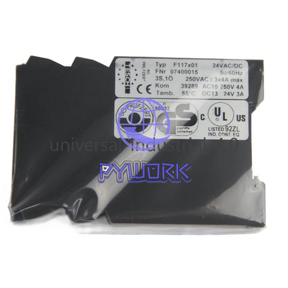 1PC TESCH Type F117X01 24VAC NO.07400015 Safety Relay 50/60Hz