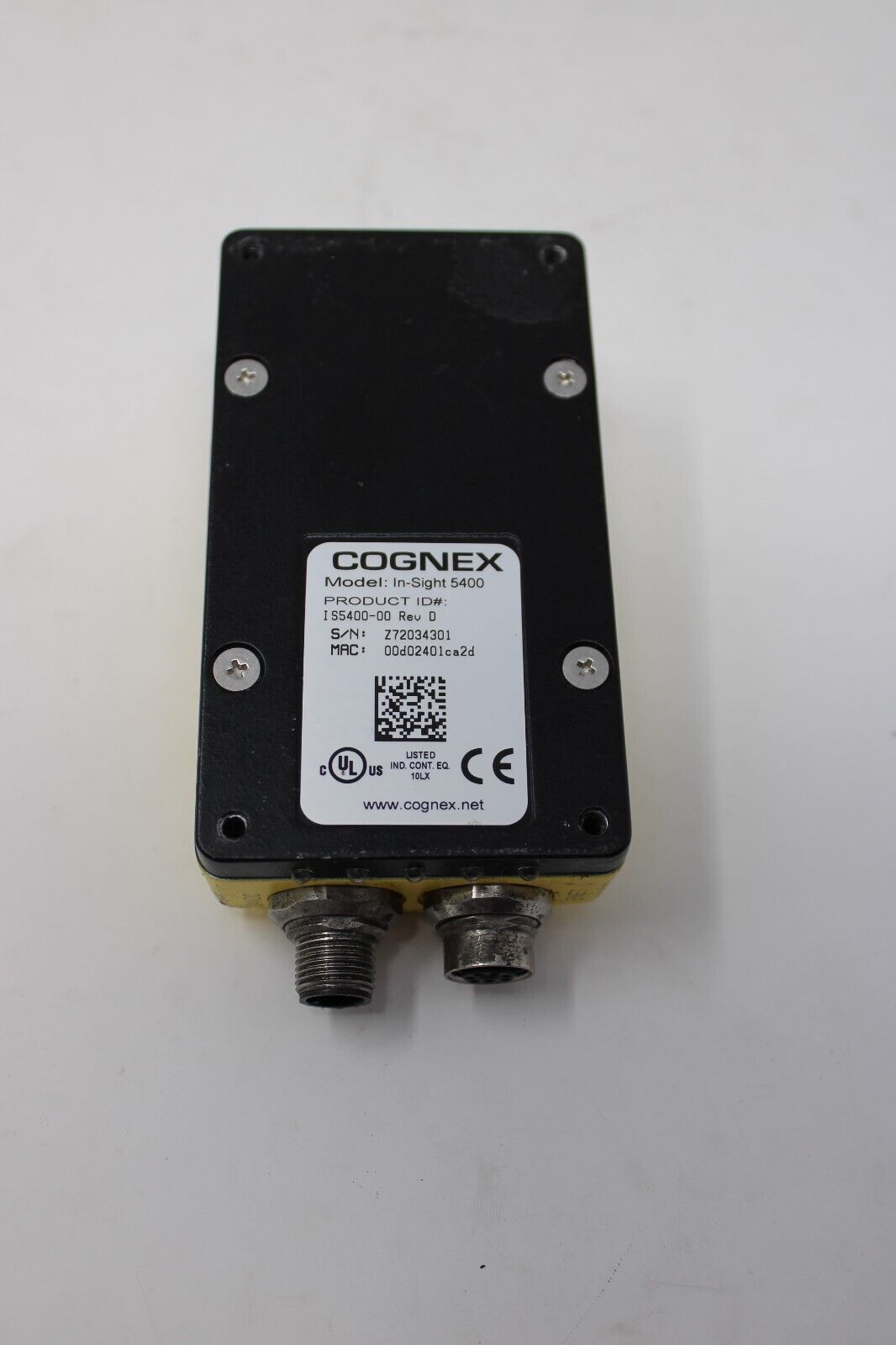 used Cognex In-Sight 5400 I S5400-00 Rev D Vision Camera *No Lens - COGNEX