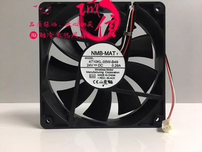 NMB-MAT 4710KL-05W-B49 12025 24V 0.29A 12CM 3-Pin Inverter Cooling Fan