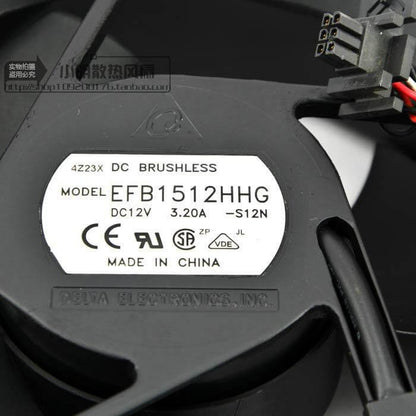 1pcs Delta EFB1512HHG fan 17cm 17251 12v 3.20a