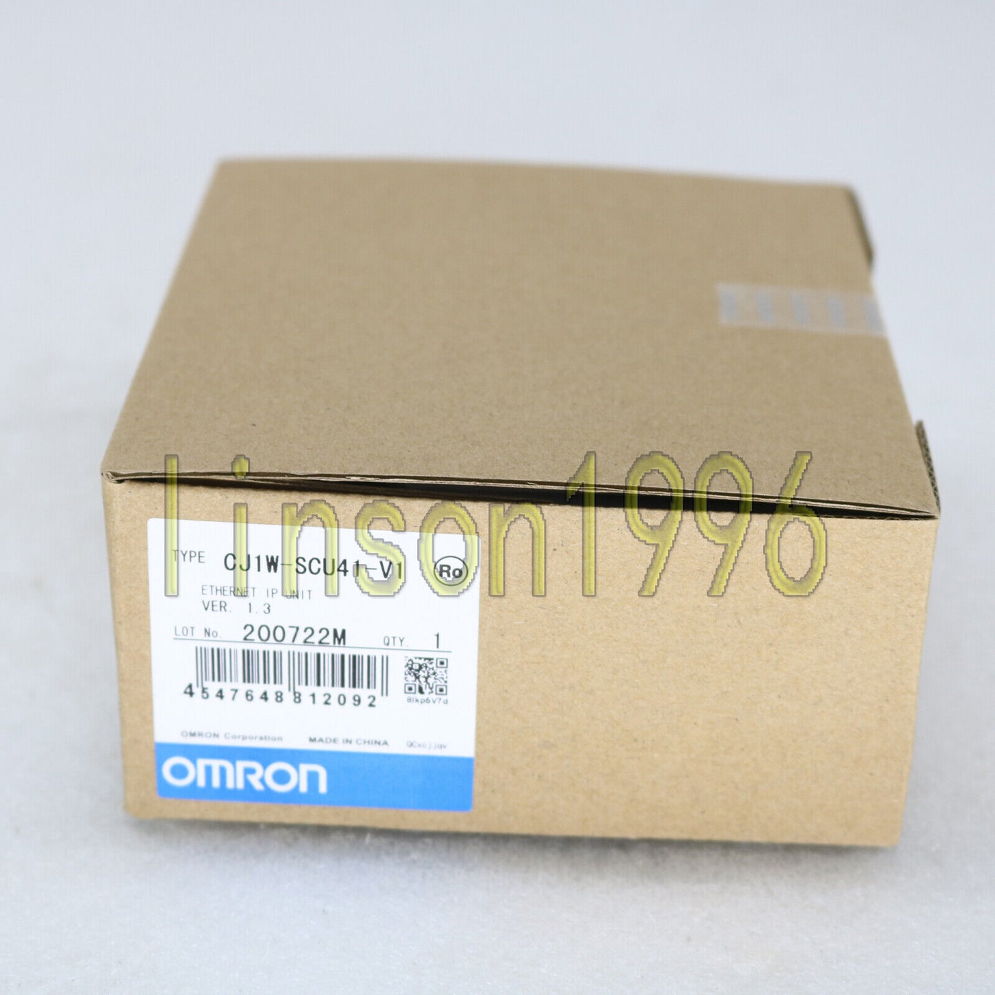 OMRON CJ1W-SCU41-V1 Serial Communication Unit One-Year - OMRON