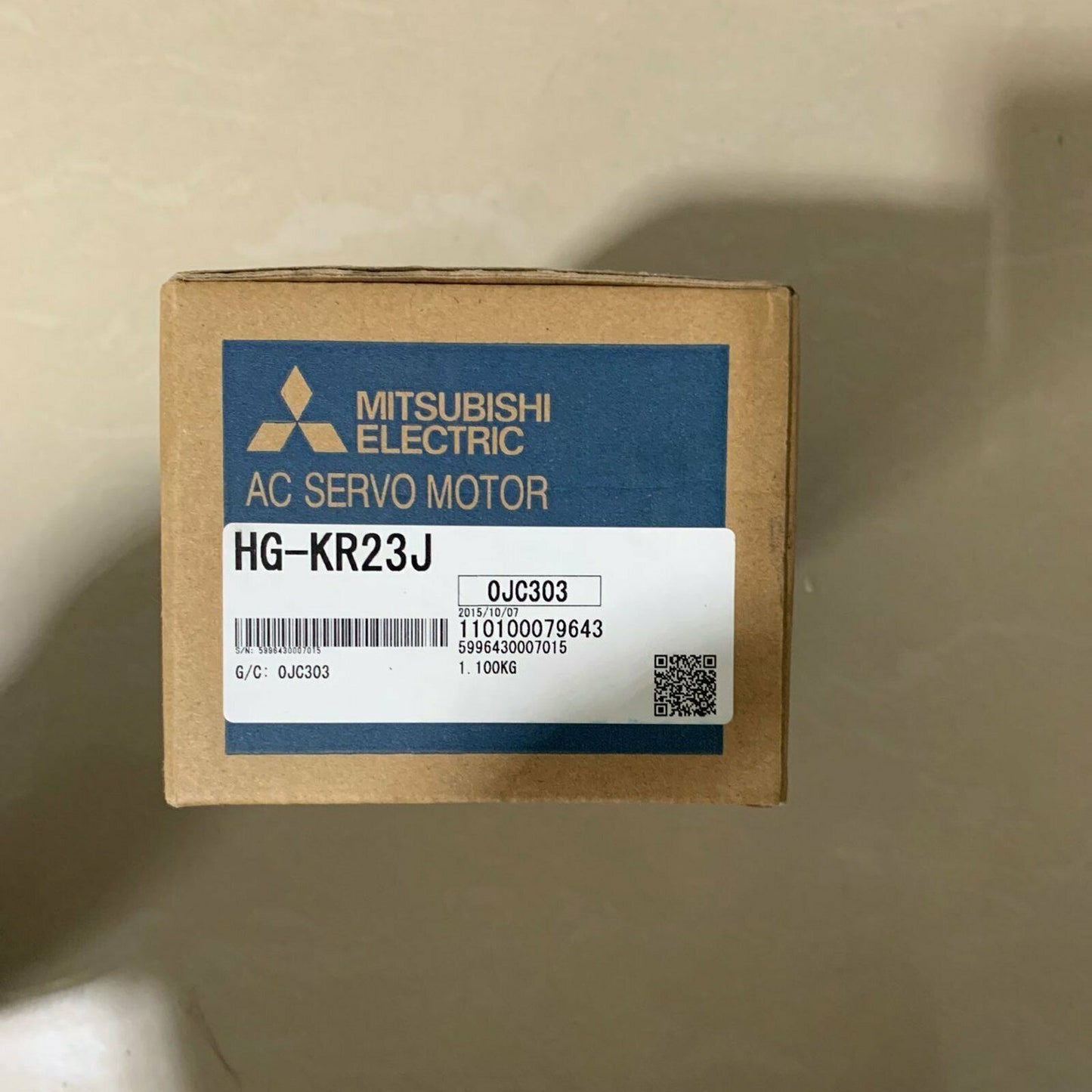 Mitsubishi HG-KR23J Servo Motor - MITSUBISHI