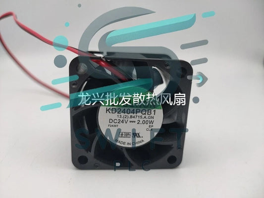 1 PCS SUNON Fan KD2404PQB1 DC24V 2.00W 4028 4CM 2 wire cooling fan