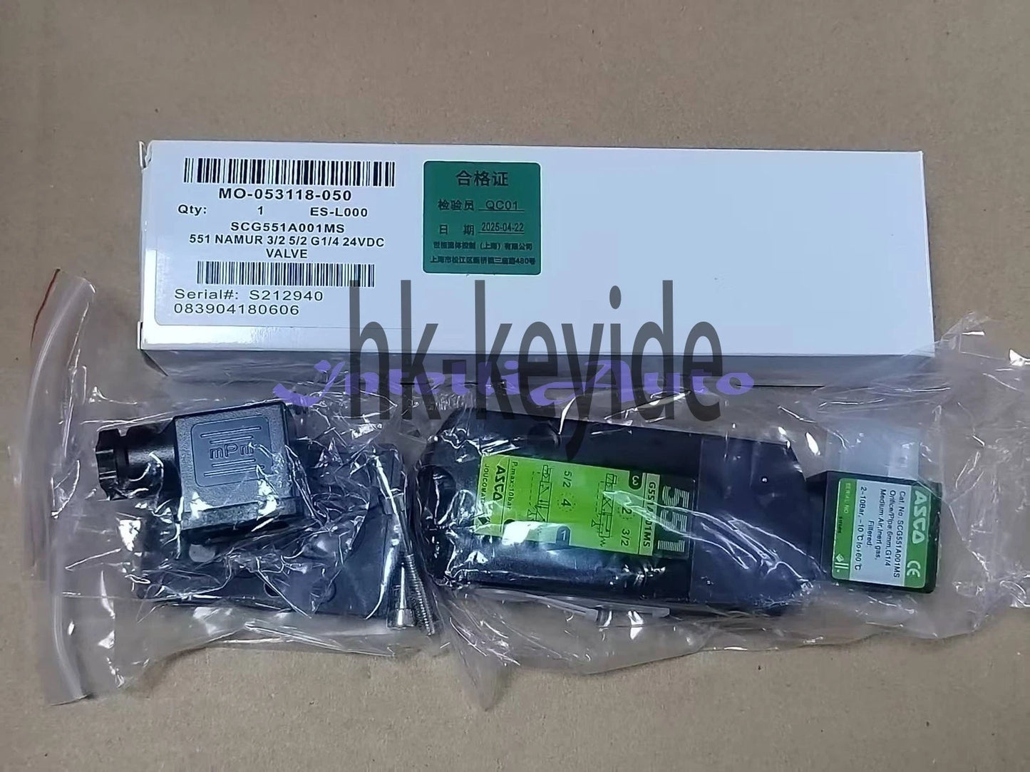 for G551A001MS SCG551A001MS DC24V 2.5W Solenoid valve