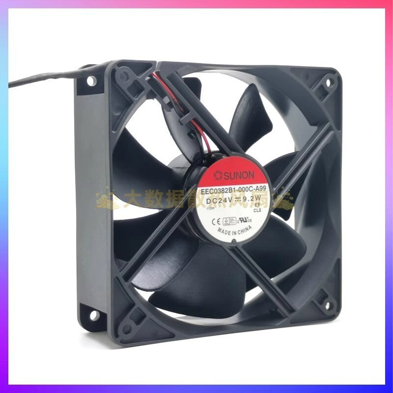 SUNON EEC0382B1-000C-A99 DC24V 9.2W 12038 2-Wire Cooling Fan