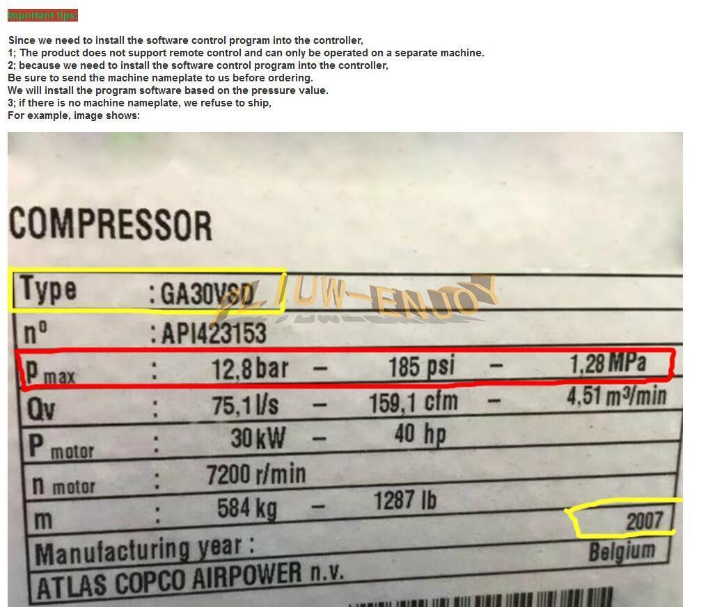 new 1PC 2202842001 Controller for Atlas Copco Compressor 2202-8420-01 ES99 12VAC - ATLAS COPCO
