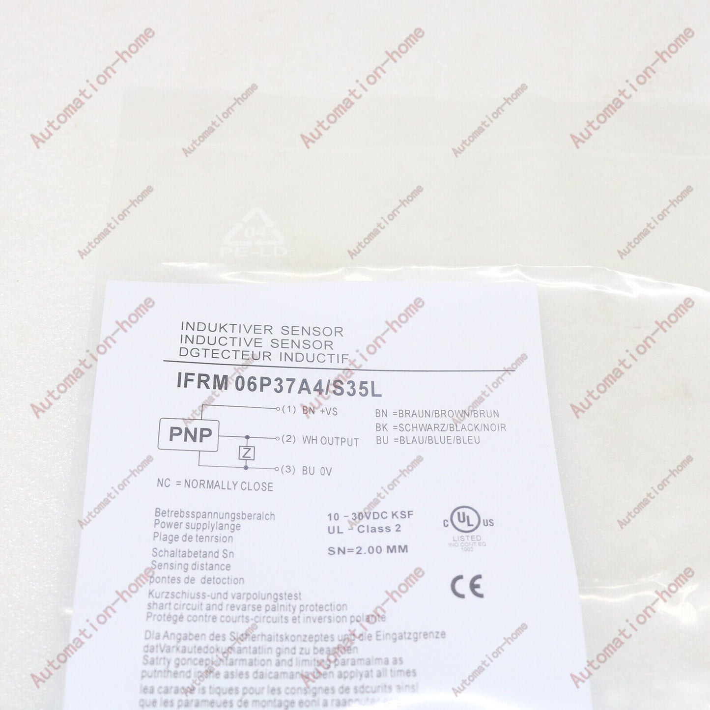 1PC  Baumer Proximity Sensor IFRM 06P37A4/S35L