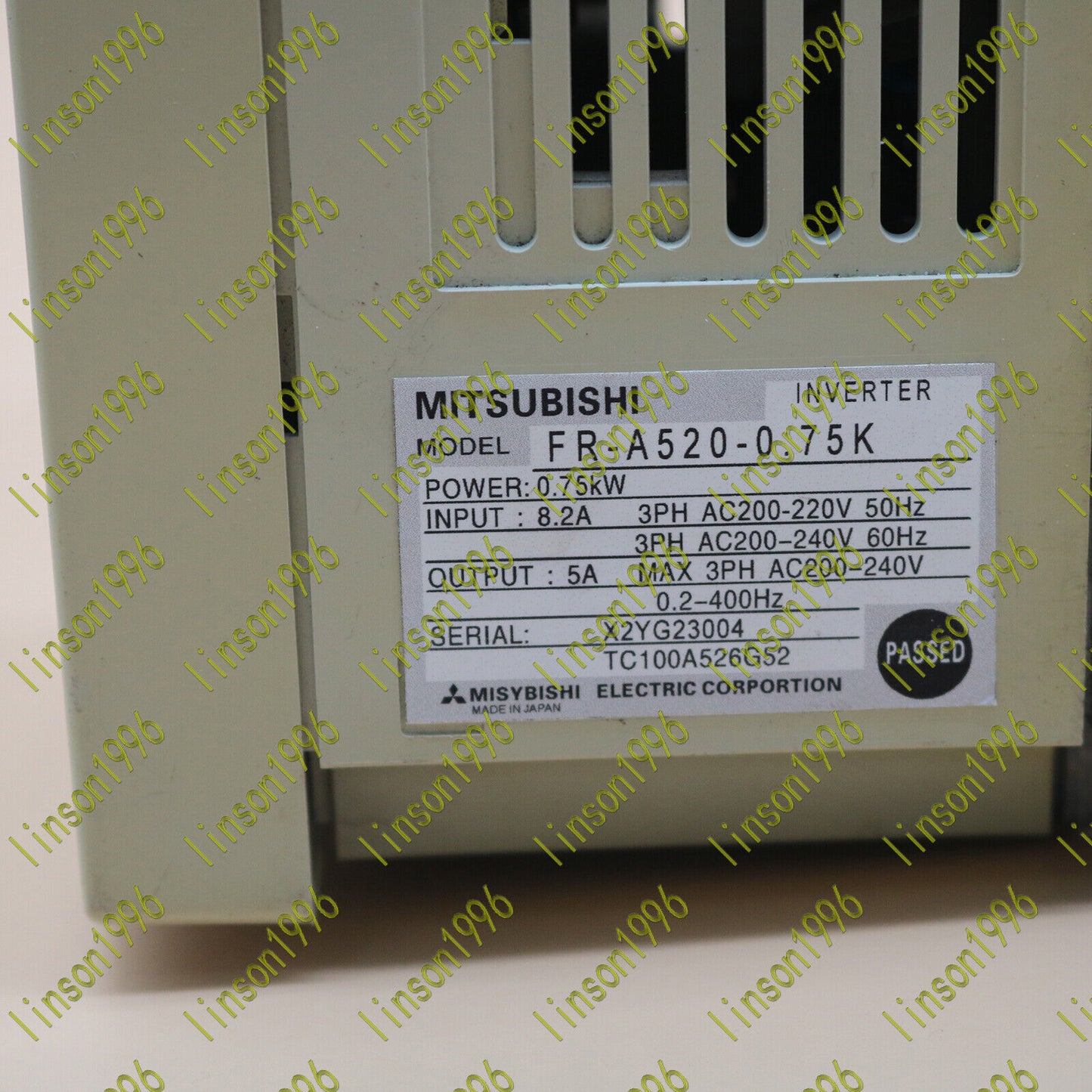used 1PCS Mitsubishi FR-A520-0.75K Inverter Motor Drive - MITSUBISHI