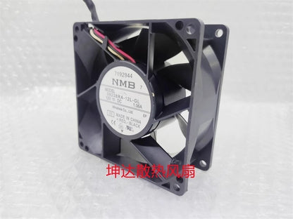 NMB 09238RA-12L-GL DC12V 1.06A 9CM 3-Wire High Airflow Waterproof Cooling Fan