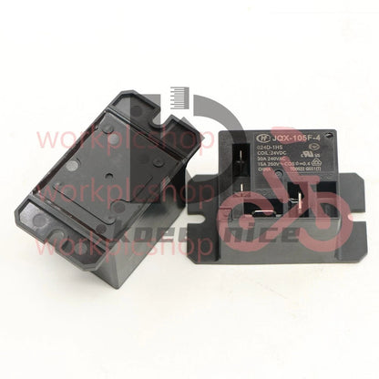 HONGFA HF105F-4-024D-1HST=JQX105F-4-024D-1HS 24VDC Power Relay 4Pins 30A 240VAC