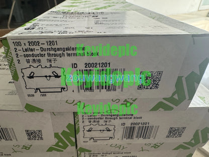 100 pieces of WAGO terminal blocks 2002-1201 20021201 #ke