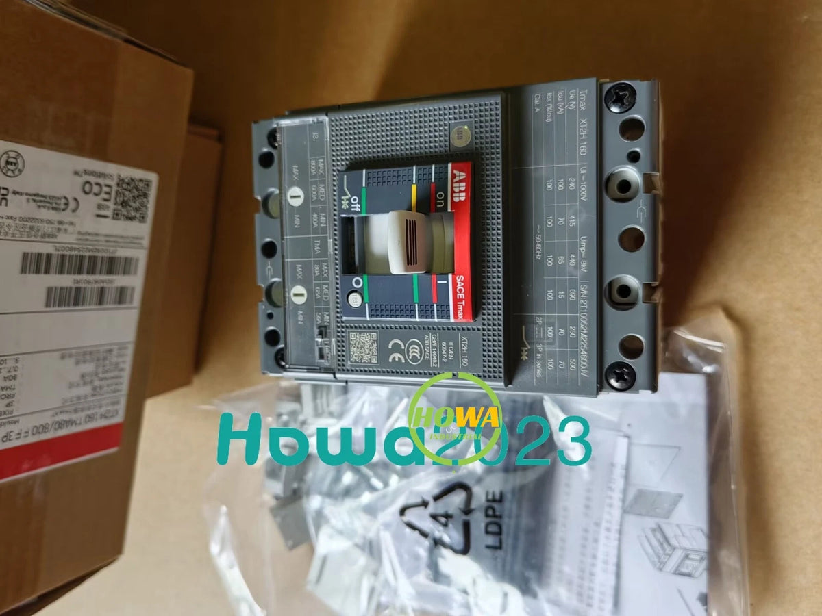 1/Piece XT2H160 TMA80/800 FF 3P 80A ABB Tmax Molded Case Circuit Breaker