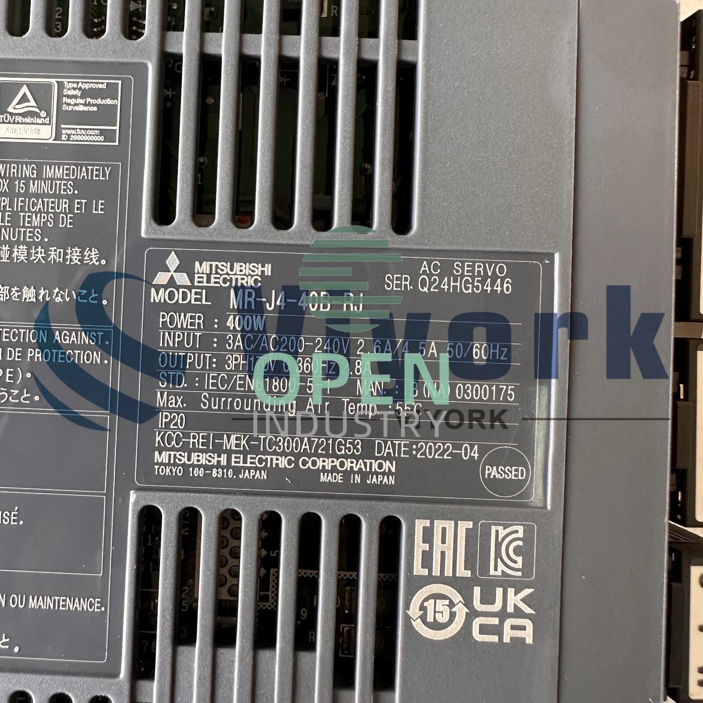1PCS Mitsubishi MR-J4-40B-RJ SERVO AMP 400W 200V J2S CONVERSION UNIT
