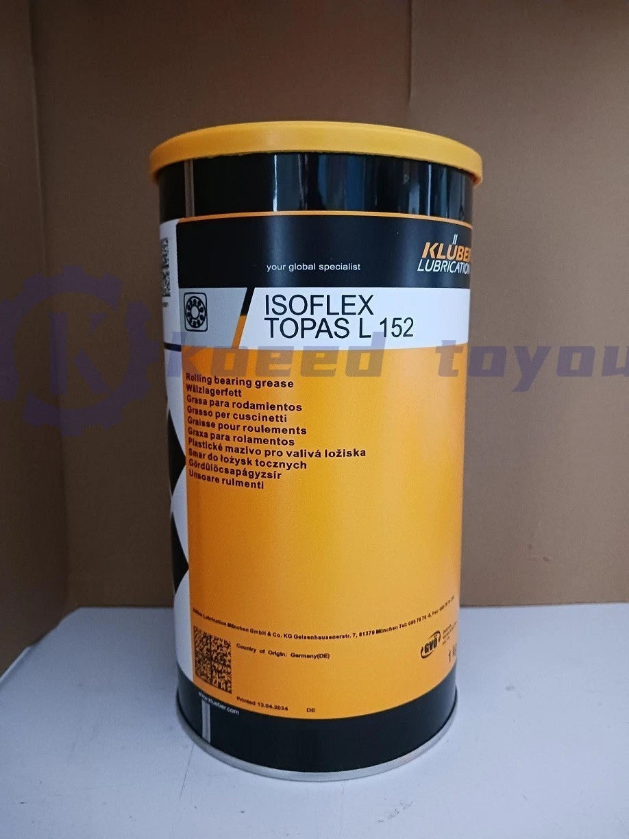 KLUBER Lubrication ISOFLEX TOPAS L 152 Grease 1Kg ( 35.3 OZ) free ship ~