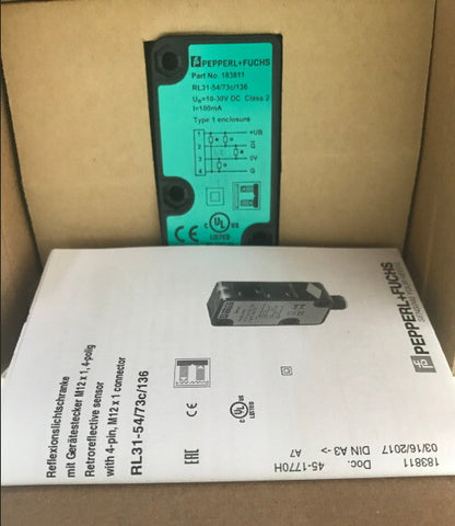 1PC Pepperl+Fuchs Photoelectric Sensor RL31-54/73C/136 Free Shipping