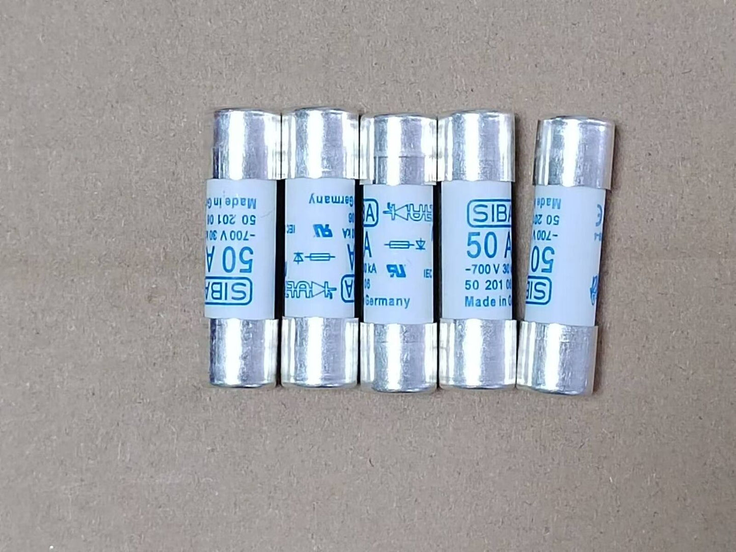 new 5Pcs fits SIBA 5020106 50A 700V Fuse - SIBA