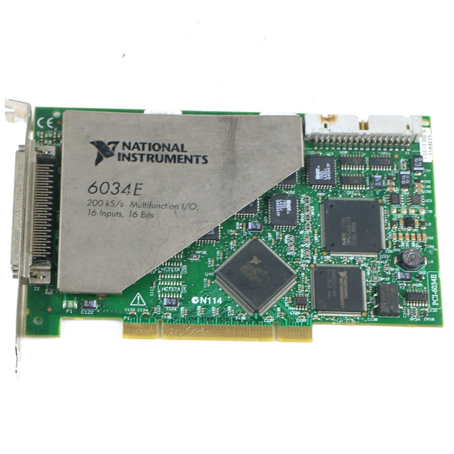 Tested NATIONAL INSTRUMENTS PCI-6034E DAQ Card 16-bit Analog Input - NATIONAL INSTRUMENTS