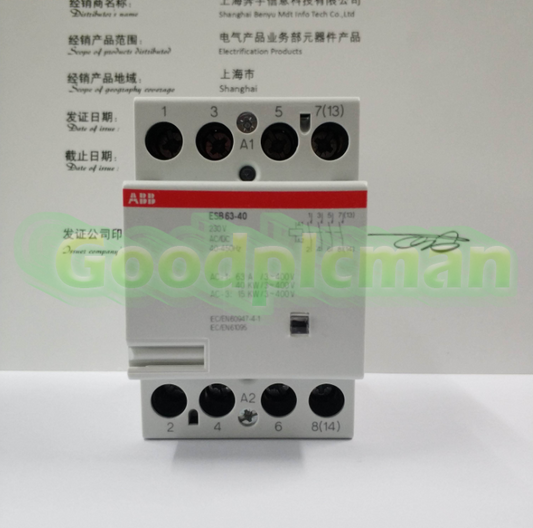 1PC ABB ESB63-40 GHE3691102R0006 230VAC/DC Contactor 4NO