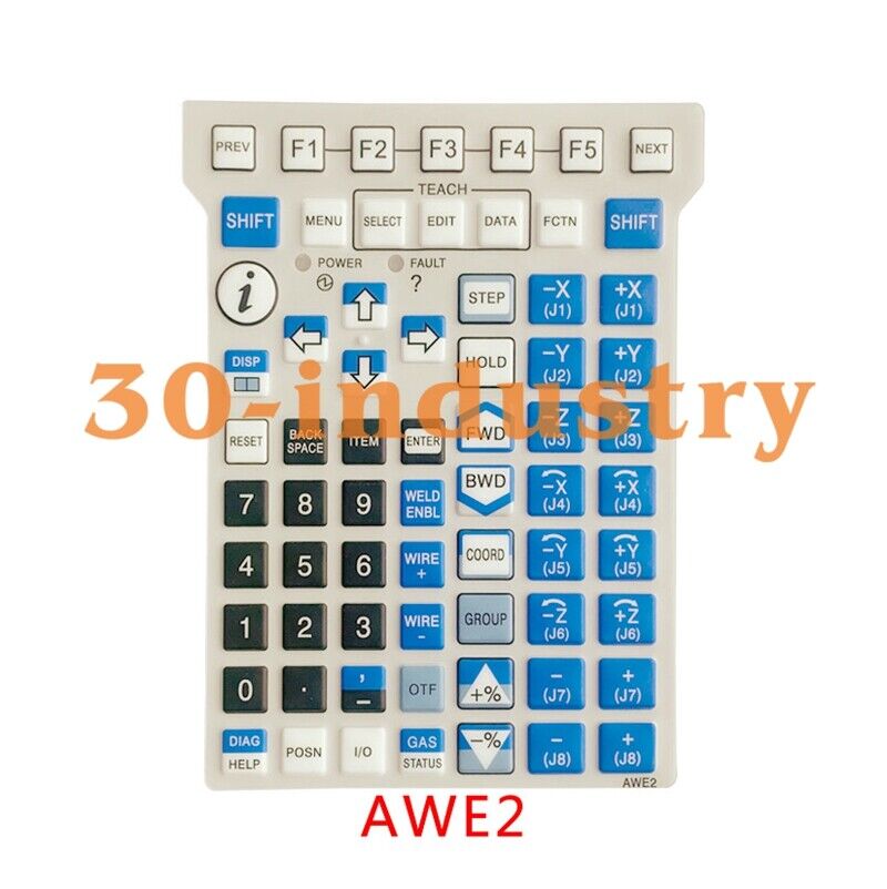 Membrane Keypad for Fanuc A05B-2255-C101#EGN AWE2 Teach Pendant - FANUC
